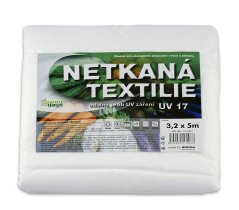 Netkaná textilie bílá 3,2x5m UV 24měs.