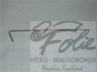 Kolík kovový malý 22cm - 10ks