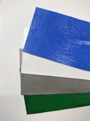 Plachta kašírovaná Zelená 250g/m2 s oky - NA MÍRU