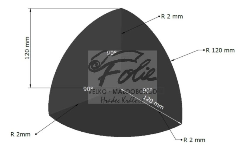 Prefabrikovaný EPDM vnitřní roh