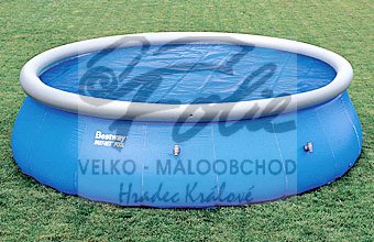 Plachta na bazén solární 180mic Modrá kruh 2,5m