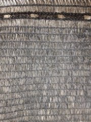 Síť na plot š. 150cm Šedá antracit 90% stínění - METRÁŽ