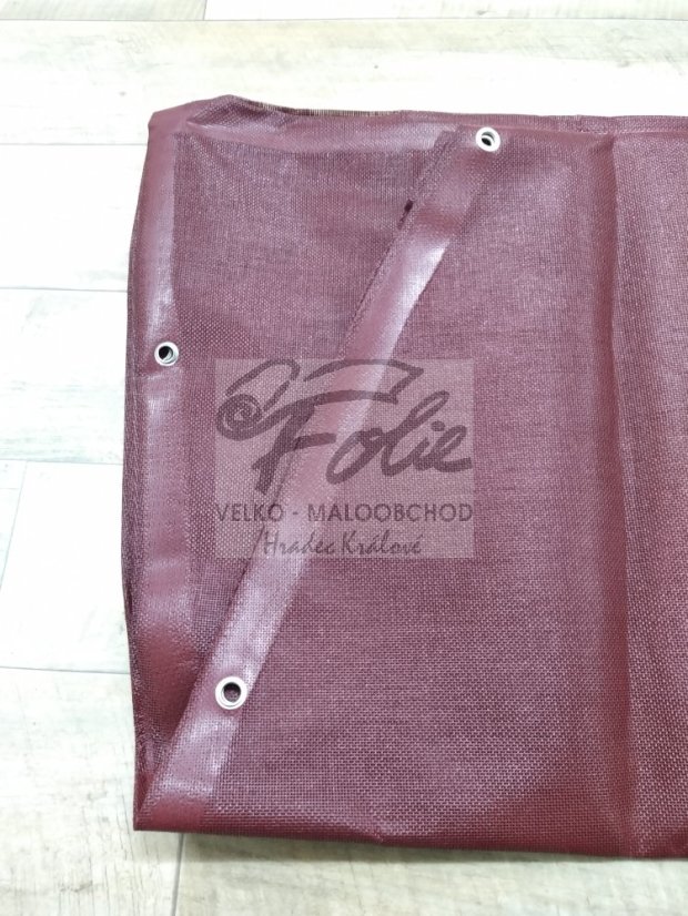 Síť PVC Hnědo-Červená kruh průměr 4,8m