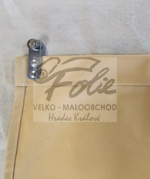 Závěs z termoizolační látky Pískové s jezdci