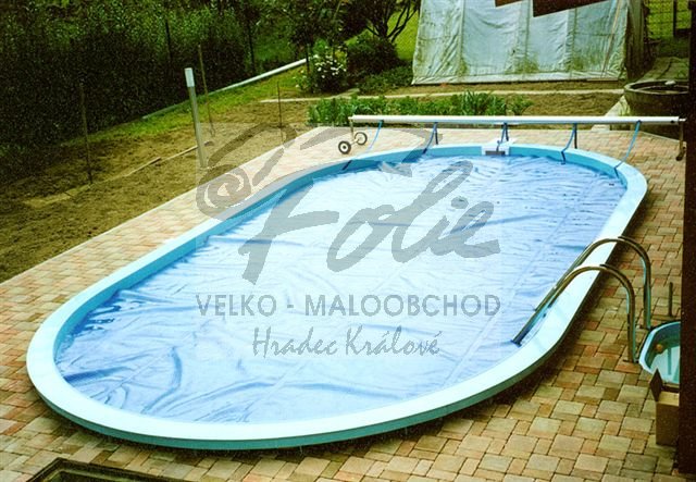 Plachta na bazén solární 180mic modrá ovál 3,2 x 6m Plachta na bazén solární 180mic modrá ovál 3,2 x 6m