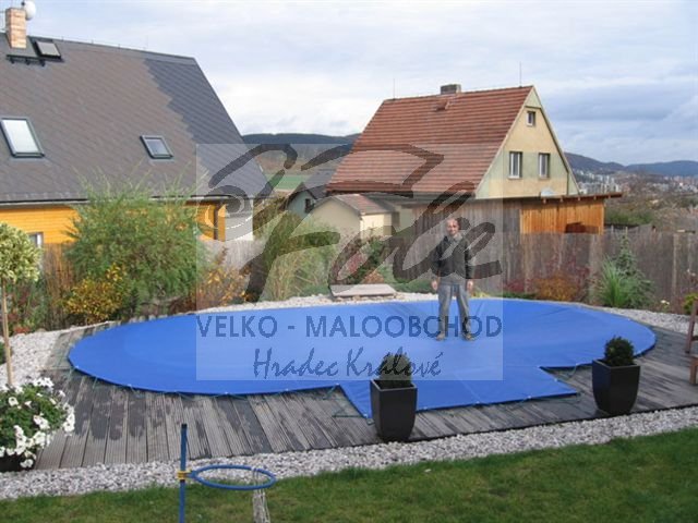 Síť bezpečnostní na bazén kruh 3,7m Modrá - Výprodej Síť bezpečnostní na bazén kruh 3,7m Modrá - Výprodej