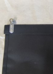 Závěs z termoizolační látky Černé s jezdci