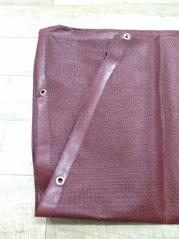 Síť PVC Hnědo-Červená kruh průměr 4,8m