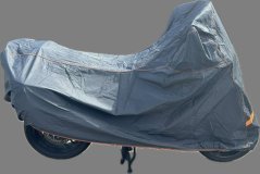 Plachta na motocykl tmavě šedá XL