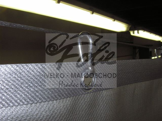 Závěs z kašírované folie 250g/m2 Šedé