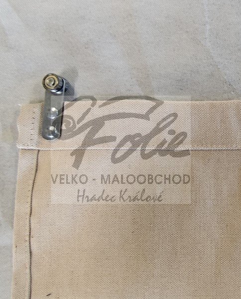 Závěs z termoizolační látky Režné s jezdci