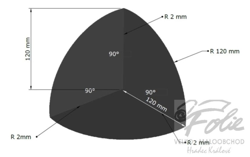 Prefabrikovaný EPDM vnitřní roh