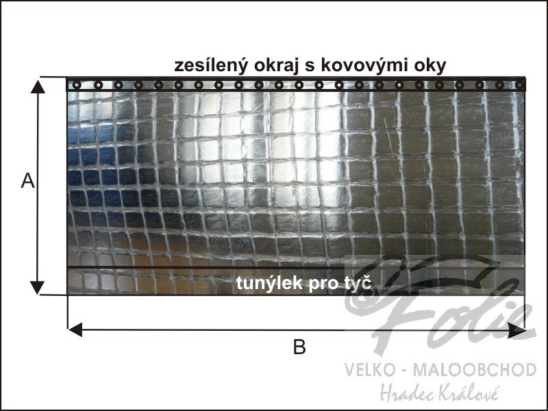 Plachta na pergolu z perlinky 550g/m2