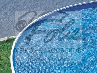 Plachta na bazén solární 180mic modrá kruh 5,5m