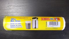 Sáčky do koše MI 50x60cm, zatahovací - role 20ks