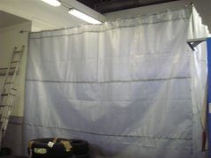 Závěs z kašírované folie 250g/m2 Šedé