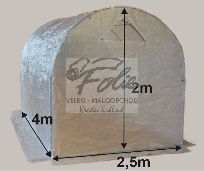 Náhradní plachta na zahradní fóliovník 2 x 2,5 x 4m (typ 9) Náhradní plachta na zahradní fóliovník 2 x 2,5 x 4m (typ 9)