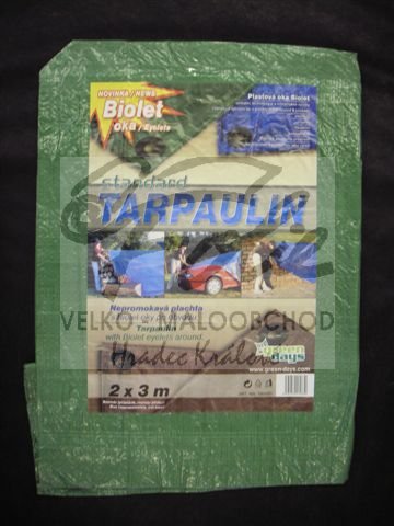 Plachta krycí s oky 2 x 3m Standart