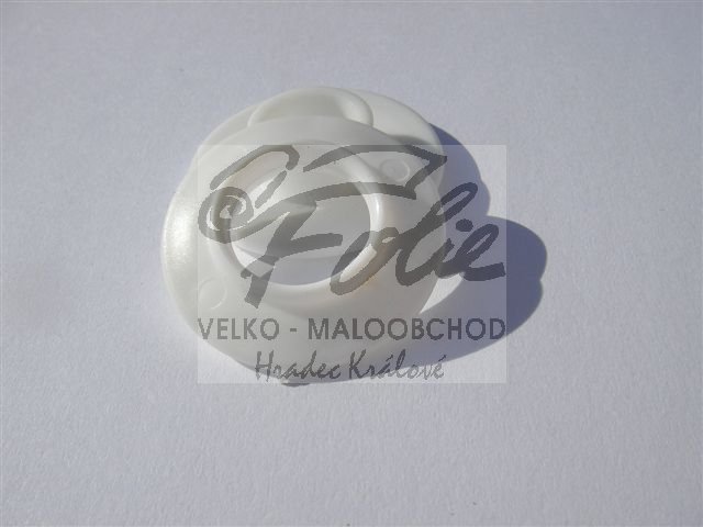 Kroužek plachtový plastový - bílý