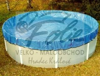 Plachta na bazén Relax kruh 4,5m (na bazén 3,66 m) modrá