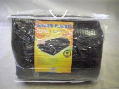 Plachta na bazén solární bublinková kruh 3,7m Černá silná