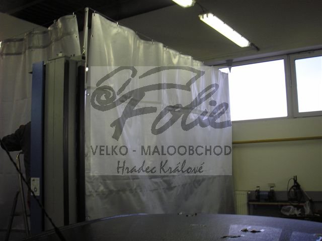 Závěs z kašírované folie 250g/m2 Šedé