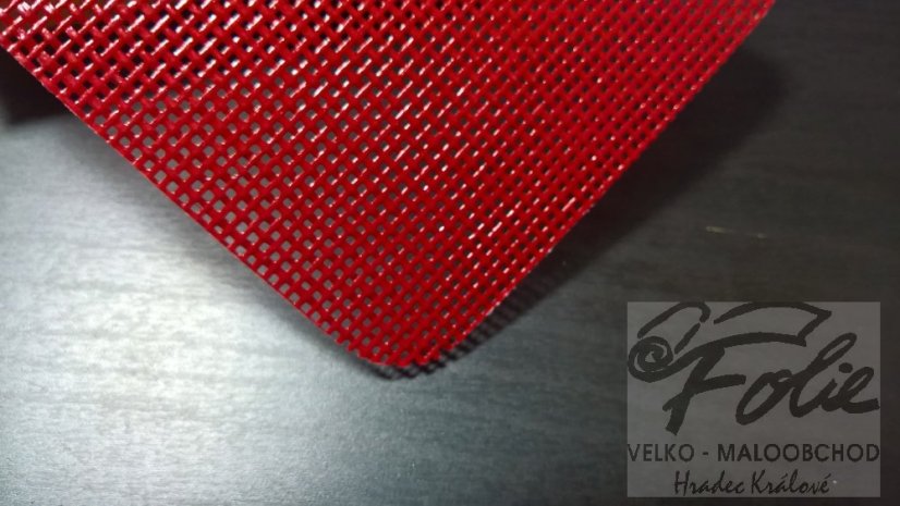 Síť PVC na pískoviště Červená 2,9x2,9 L tvar - Výprodej