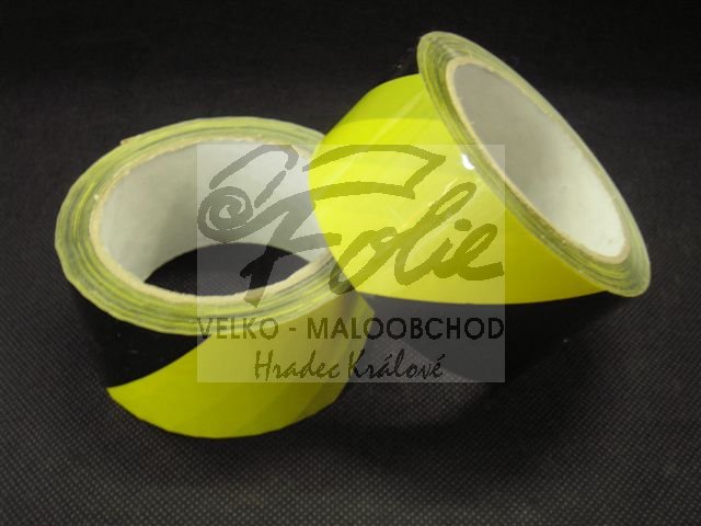 Páska žluto-černá samolepící výstražná