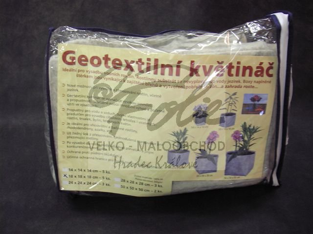Geotextilní květináč 18x18x18cm 5ks
