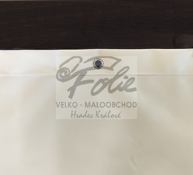 Závěs z termoizolační látky Bílé nehořlavé s oky