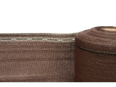 Síť na plot šíře 156cm Hnědá stínění 65% - METRÁŽ