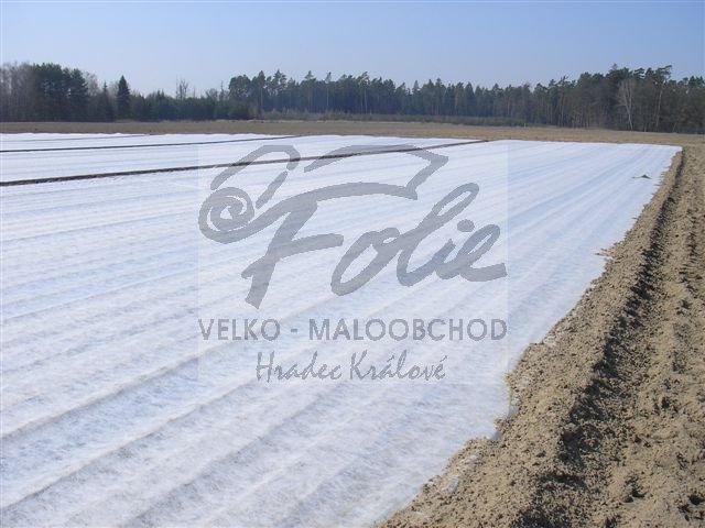 Netkaná textilie bílá 1,6x50m UV - role 80m2