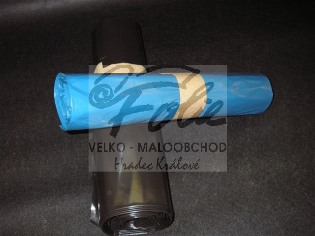 Pytel PE 70x110cm 0,08mm role černá 15ks