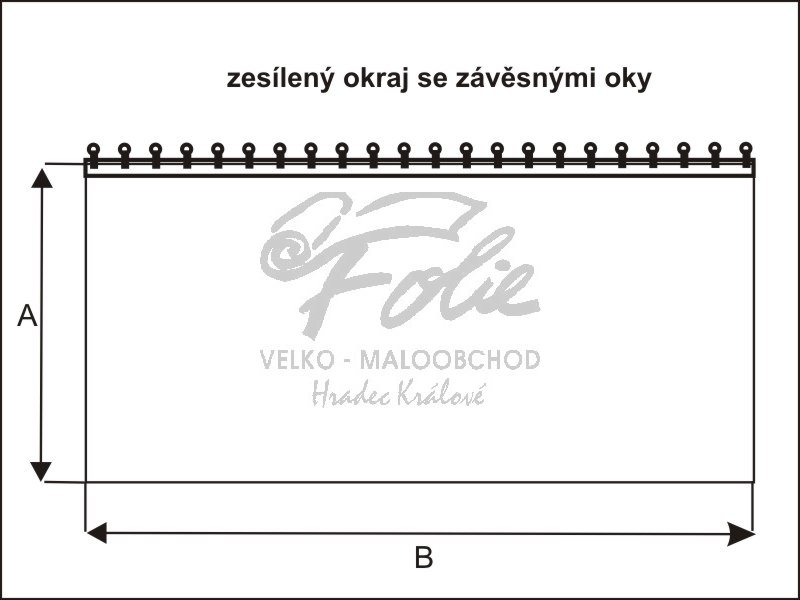 Závěs z termoizolační látky Pískové s jezdci