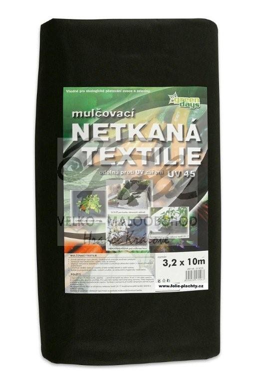 Netkaná textilie černá 3,2x10m UV 24měs. Netkaná textilie černá 3,2x10m UV 24měs.