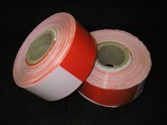 Páska červeno-bílá výstražná 200m