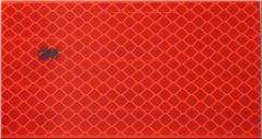 Samolepící odrazová folie - červená 1m