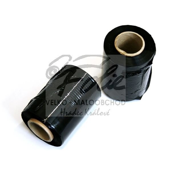 Stretch folie granát š.10cm černá - 1role Stretch folie granát š.10cm černá - 1role