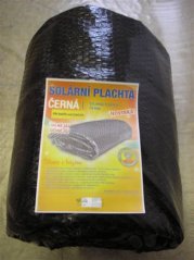 Plachta na bazén solární bublinková ovál 3,66 x 7,32m Černá silná