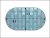 Plachta solární bublinková ovál 3,7 x 5,5m Světle-Modrá - extra silná