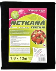 Netkaná textilie černá 1,6x10m UV 24měs.