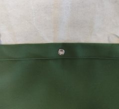 Závěs z termoizolační látky Zelené s oky