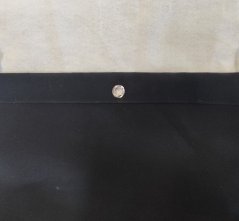 Závěs z termoizolační látky Černé s oky