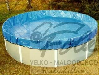 Plachta na bazén Relax kruh 4,5m (na bazén 3,66 m) modrá