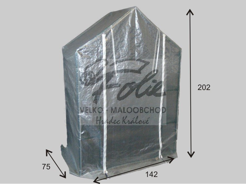 Plachta na fóliovník 143 x 73 x 195 cm (typ 3) Plachta na fóliovník 143 x 73 x 195 cm (typ 3)