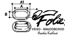 Kroužek plachtový ovál 21x40mm