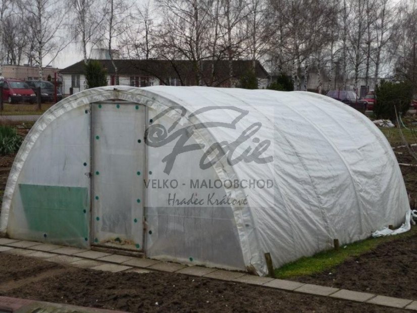 Plachta na fóliovník kašírovaná 6 x 5m s tunýlky