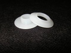 Kroužek plachtový plastový - transparentní