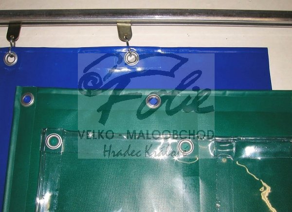 Závěs z kašírované folie 250g/m2 Modré