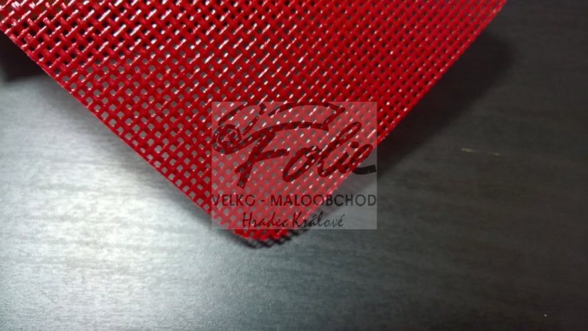 Síť PVC na pískoviště Červená 2,9x2,9 L tvar - Výprodej